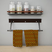 Schermvormig vormend vormgevend semicirculair patr theedoek