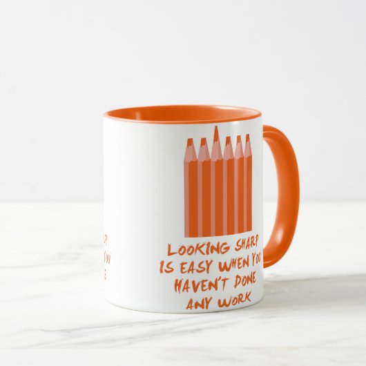 Scherp bekijken mok (Voorkant rechts)