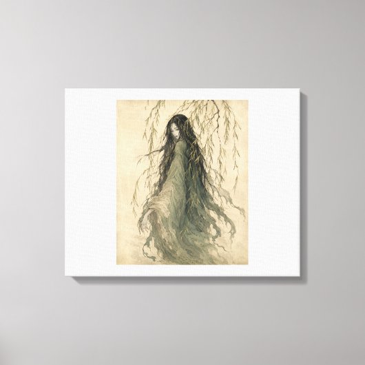 Scherp Canvasprint van de geest van de vrouw van d Canvas Afdruk (Voorkant)