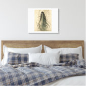 Scherp Canvasprint van de geest van de vrouw van d Canvas Afdruk (Insitu (Slaapkamer))