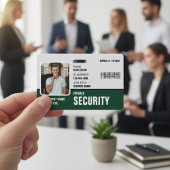 Scherp en professioneel: aangepaste beveiligings-I Badge