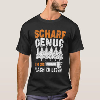 Scherp genoeg om plat te leggen t-shirt