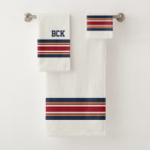Scherp gepersonaliseerde IJshockey Cream Shirt Str Bad Handdoek (Insitu)