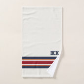 Scherp gepersonaliseerde IJshockey Cream Shirt Str Bad Handdoek (Handdoek)
