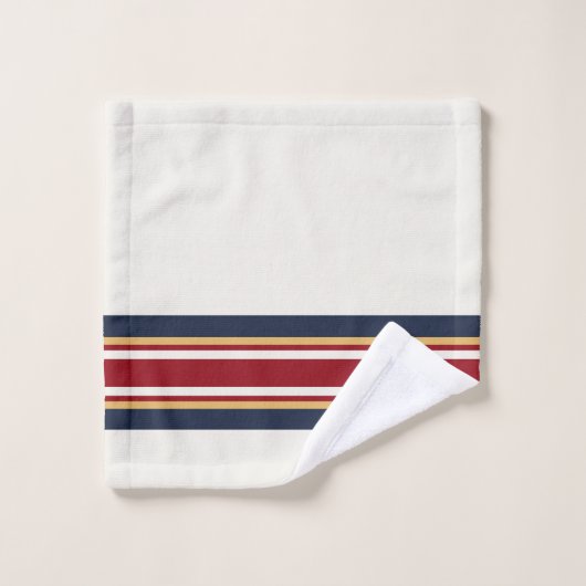 Scherp gepersonaliseerde IJshockey Cream Shirt Str Bad Handdoek (Wasdoekje)