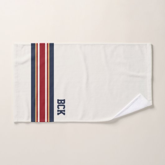 Scherp gepersonaliseerde IJshockey Cream Shirt Str Bad Handdoek (Handdoek)