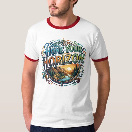Scherp Je Horizon T-shirt (Voorkant)