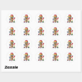 Scherp Ogend – Welkom Terug! Ronde Sticker (Vel)