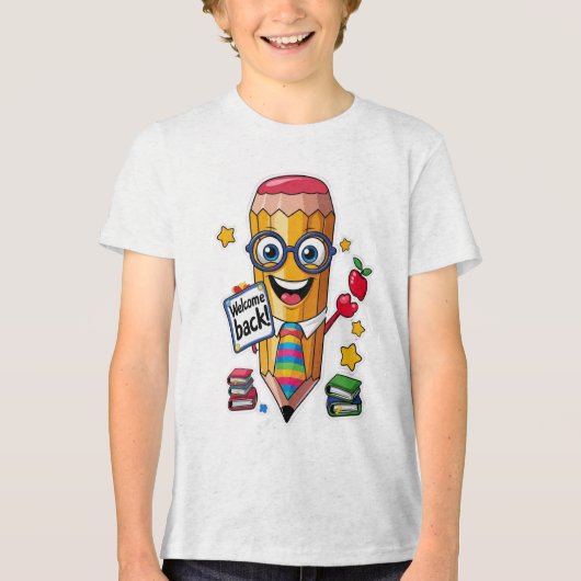 Scherp Ogend – Welkom Terug! Tri-Blend Shirt (Voorkant)