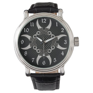 Scherp randen gebogen blades horloge
