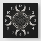 Scherp randen gebogen blades vierkante klok (Voorkant)