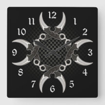 Scherp randen gebogen blades