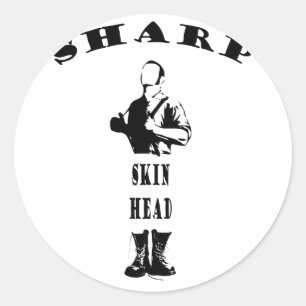scherp ronde sticker