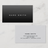 Scherp uitziend zwart Visitekaartje (Voorkant / Achterkant)