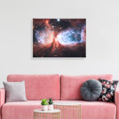 Scherpe 2-106 Nebula Stars Space Canvas Afdruk (Insitu (Woonkamer))