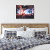 Scherpe 2-106 Nebula Stars Space Canvas Afdruk (Insitu (Slaapkamer))