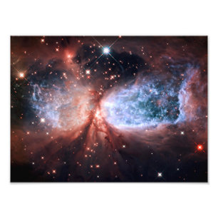 Scherpe 2-106 Nebula Stars Space Foto Afdruk