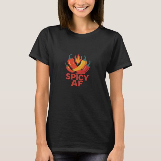Scherpe AFhete pepers Grappig vurig eter Warmte on T-shirt (Voorkant)
