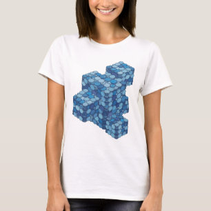 Scherpe Blauwe BLUE COINS TRAPPEN Stout Design T-shirt