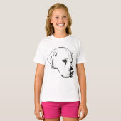 Scherpe blik, stille stijl t-shirt (Voorkant volledig)
