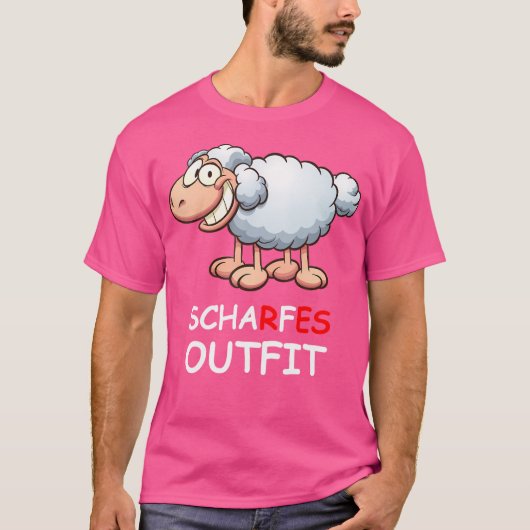 Scherpe Comic Schaap Schaap T-shirt (Voorkant)