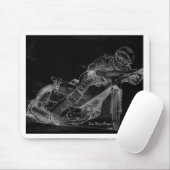 scherpe design. snelweg bikeonblack muismat (Met muis)