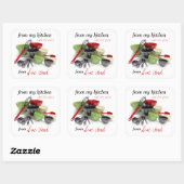 Scherpe en stijlvolle Custom Kitchen Gift Stickers (Vel)