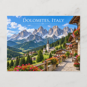 Scherpe Europese vakantie souvenir ansichtkaart Briefkaart