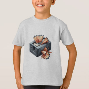 Scherpe geesten beginnen met scherpe potloden t-shirt