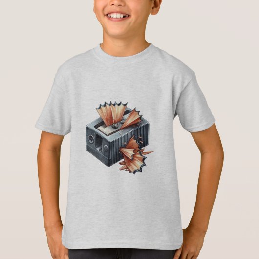 Scherpe geesten beginnen met scherpe potloden t-shirt (Voorkant)