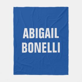 Scherpe gewaagde aangepaste uitstekende minimalist fleece deken