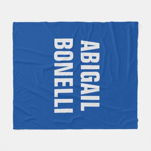 Scherpe gewaagde aangepaste uitstekende minimalist fleece deken (Voorkant (Horizontaal))