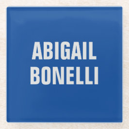 Scherpe gewaagde aangepaste uitstekende minimalist glazen onderzetter