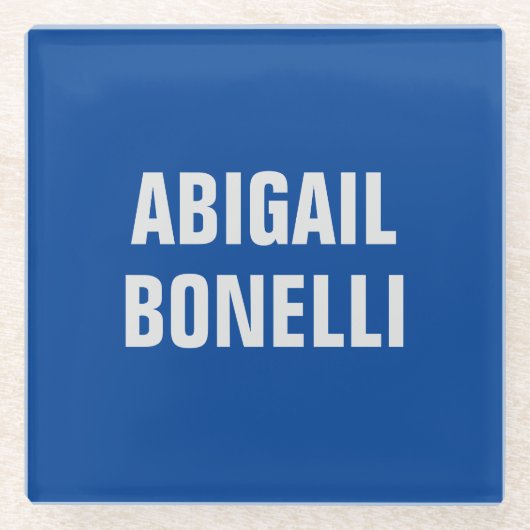 Scherpe gewaagde aangepaste uitstekende minimalist glazen onderzetter (Voorkant)