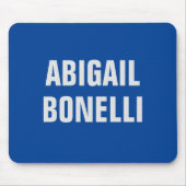 Scherpe gewaagde aangepaste uitstekende minimalist muismat (Voorkant)