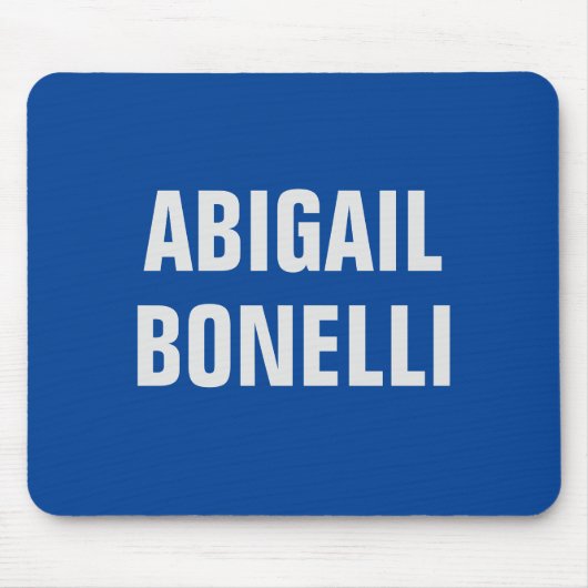 Scherpe gewaagde aangepaste uitstekende minimalist muismat (Voorkant)