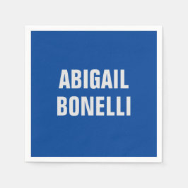 Scherpe gewaagde aangepaste uitstekende minimalist servet