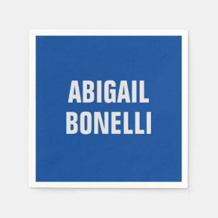 Scherpe gewaagde aangepaste uitstekende minimalist servet