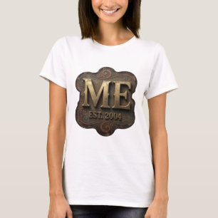Scherpe Goud ME EST 2004 Grafisch ontwerp T-shirt