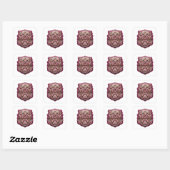 Scherpe Gouden DOG MOM Sticker Kunst (Vel)