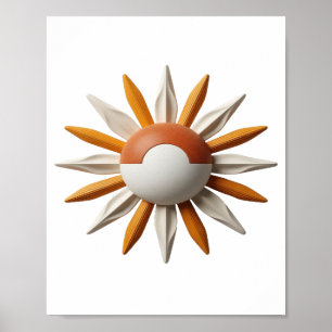 Scherpe Grijze POK MON BAL Citaat Design Poster