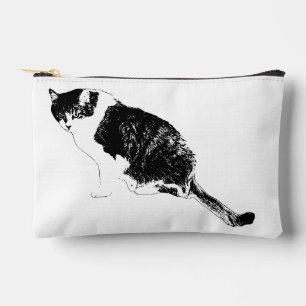 Scherpe kat grafische vernieuwing van schoonheidsr etui