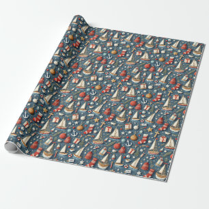 Scherpe kerstcadeauverpakkings papier