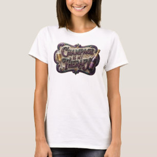 Scherpe Kleurrijke CHAMPAGNE IS MIJN THERAPIE 3D T T-shirt