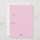 Scherpe Liefdeskaart Feestdagenkaart (Achterkant)