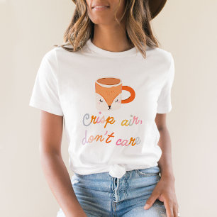 Scherpe lucht, maakt niet uit Schattigee Herfst T-shirt