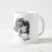 Scherpe lucht, stabiele blik grote koffiekop (Voorkant rechts)