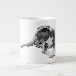 Scherpe lucht, stabiele blik grote koffiekop