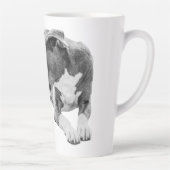 Scherpe lucht, stabiele blik latte mok (Rechts)