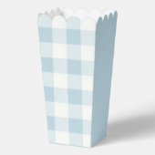 Scherpe marineblauwe geruite preppy bedankdoosjes (Voorkant)